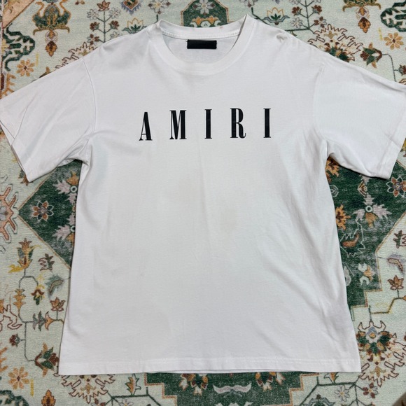 AMIRI Other - AMIRI White Short Sleeve Crew Neck T Shirt Men's Size Medium
